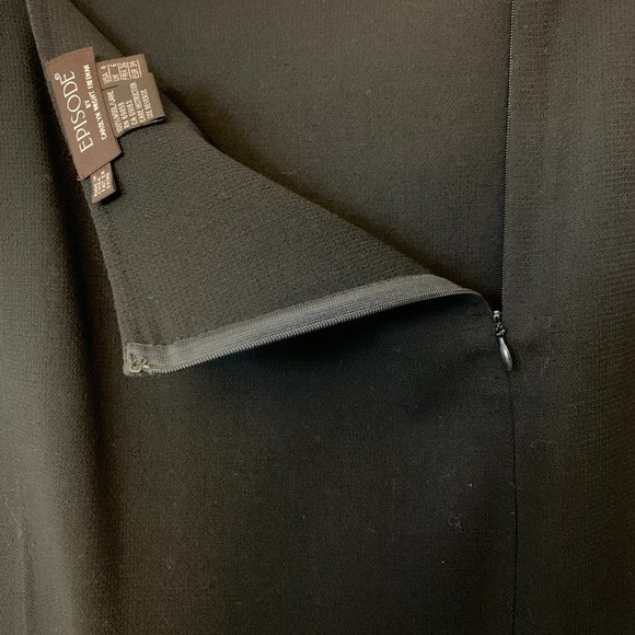 Vintage Episode by Carolyn Wight Freeman Pencil Skirt in Black - Picture 3 of 4